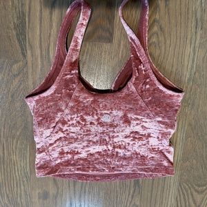 Lululemon Women’s Crushed Velvet Align Tank Soft Cranberry